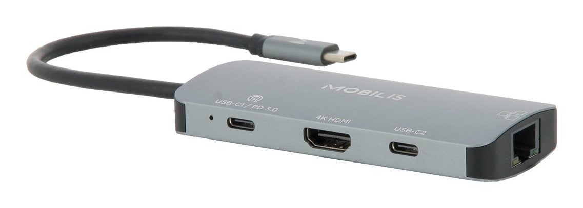 EAN 3700992534084 - Mobilis 001382 base para portátil y replicador de puertos Alámbrico USB 3.2 Gen 1 (3.1 Gen 1) Type-C Negr imagen 2
