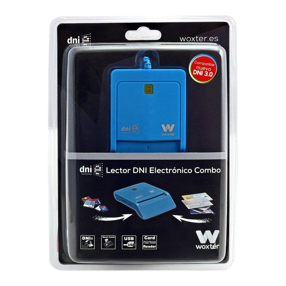 EAN 8435089027860 - Woxter PE26-146 lector de tarjeta inteligente Interior USB USB 2.0 Azul imagen 5
