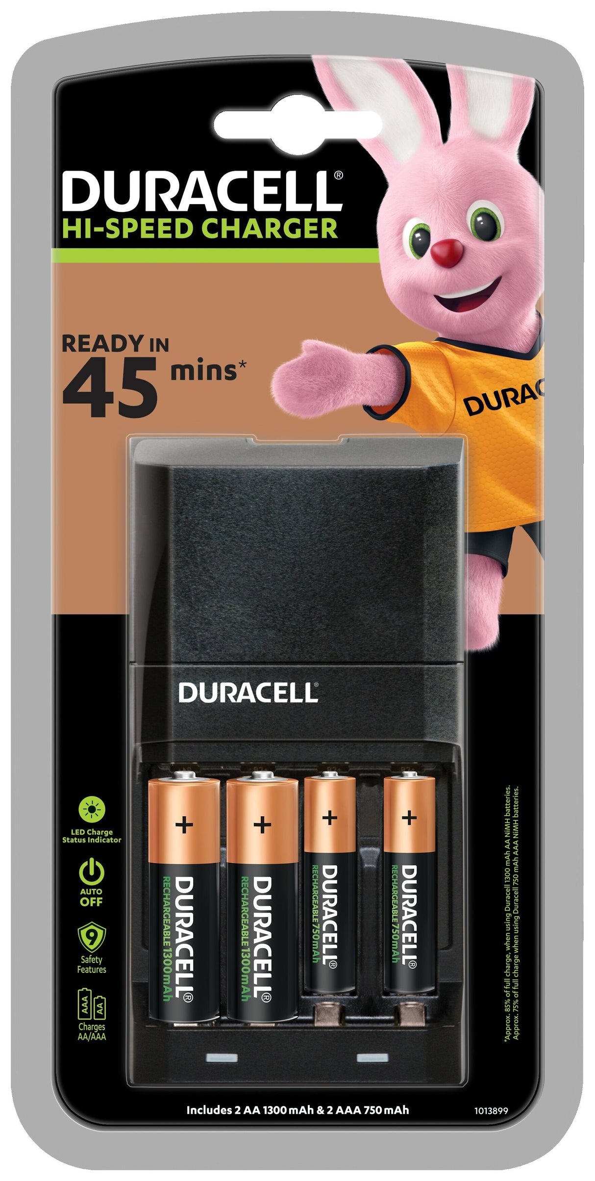 EAN 5000394036529 - Duracell CEF27 cargador de batería Pilas de uso doméstico Corriente alterna imagen 1