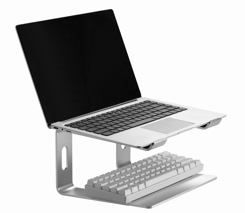 EAN 8716309127745 - Gembird NBS-D1-01 soporte para ordenador portátil Aluminio, Plata 39,6 cm (15.6") imagen 5