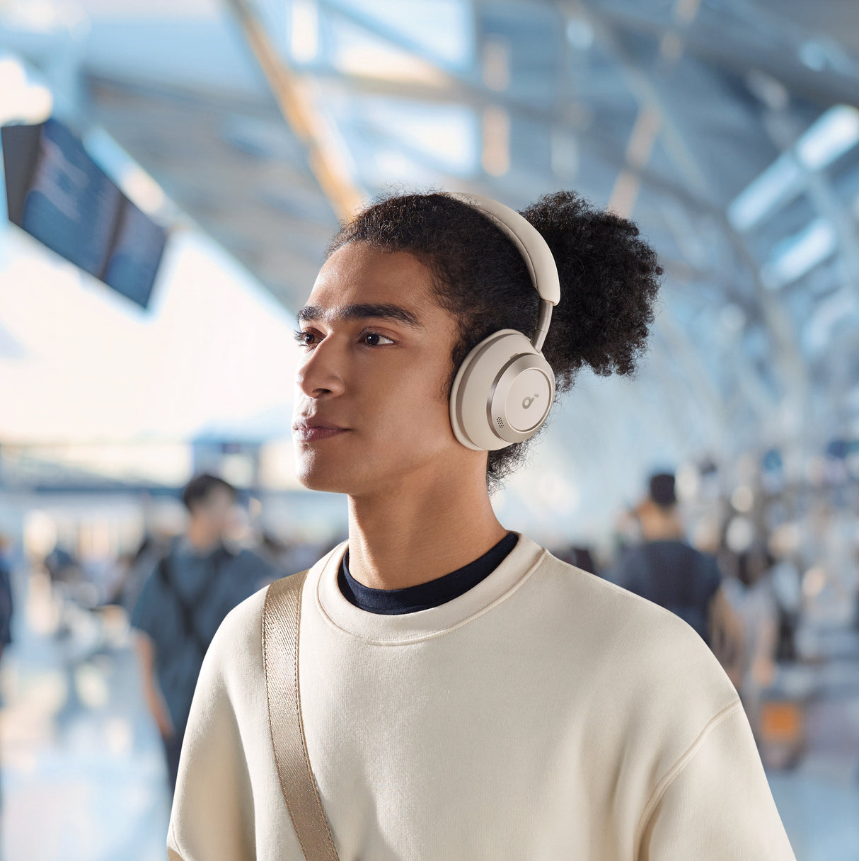 Auriculares Soundcore Space One Pro - Cream White