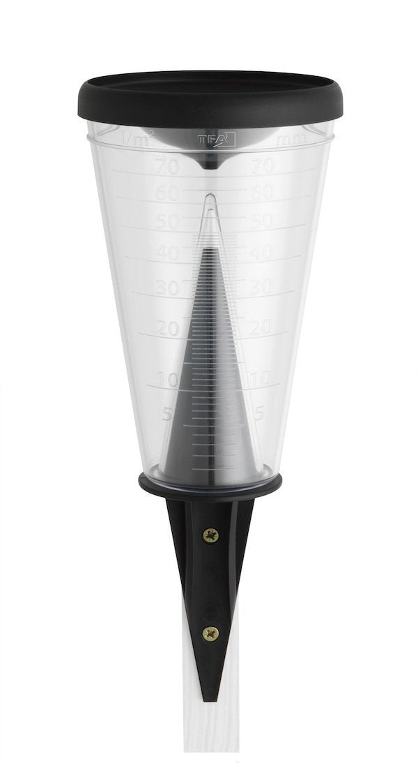 EAN 4009816018458 - TFA-Dostmann 47.1008 pluviómetro Negro, Transparente imagen 1