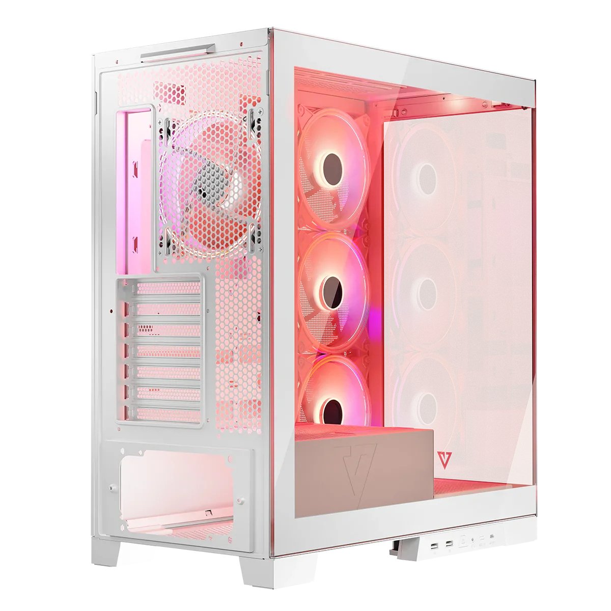 EAN 5903560981305 - Modecom Volcano SPACE APEX ARGB MIDI Midi Tower Blanco imagen 8