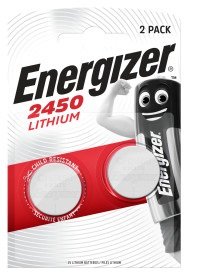 Energizer Pilas Planas De Litio 3v - Cr2450 (2 Pack)