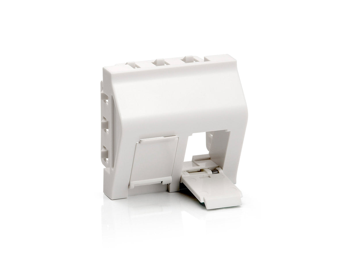 Modulo Roseta De Superficie Para Marco 125461 Para 2 Conectores Keystone Color Blanco