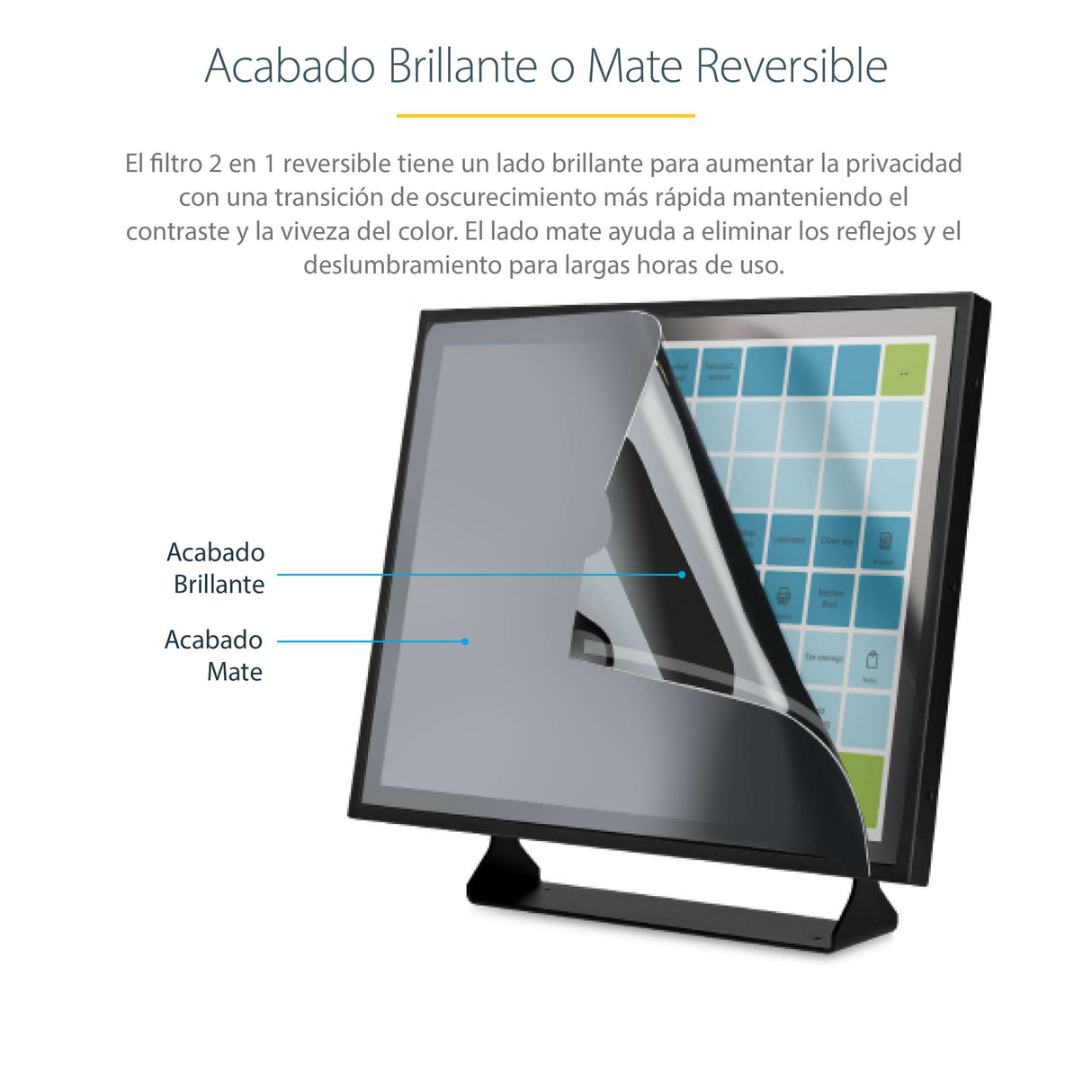 EAN 0065030900577 - StarTech.com 1954-PRIVACY-SCREEN filtro para monitor 48,3 cm (19") Filtro de privacidad para pantallas si imagen 10