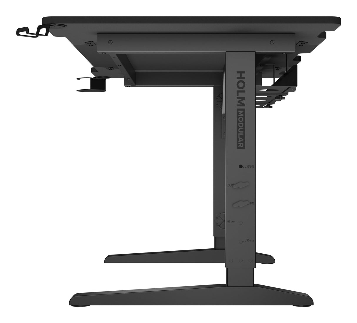 Mesa Gaming Genesis Holm Modular 140 Rgb Negro 140x75 Cm