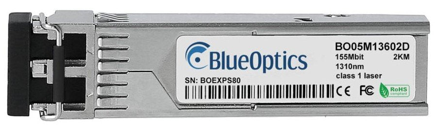 Blueoptics Extreme Networks 10063 Blueoptics Bo05m13602d Sfp Transceiver, 100base-Fx, Multimode Fiber, 1310nm, 2km, Sgmii, Gigabit Port Compatible