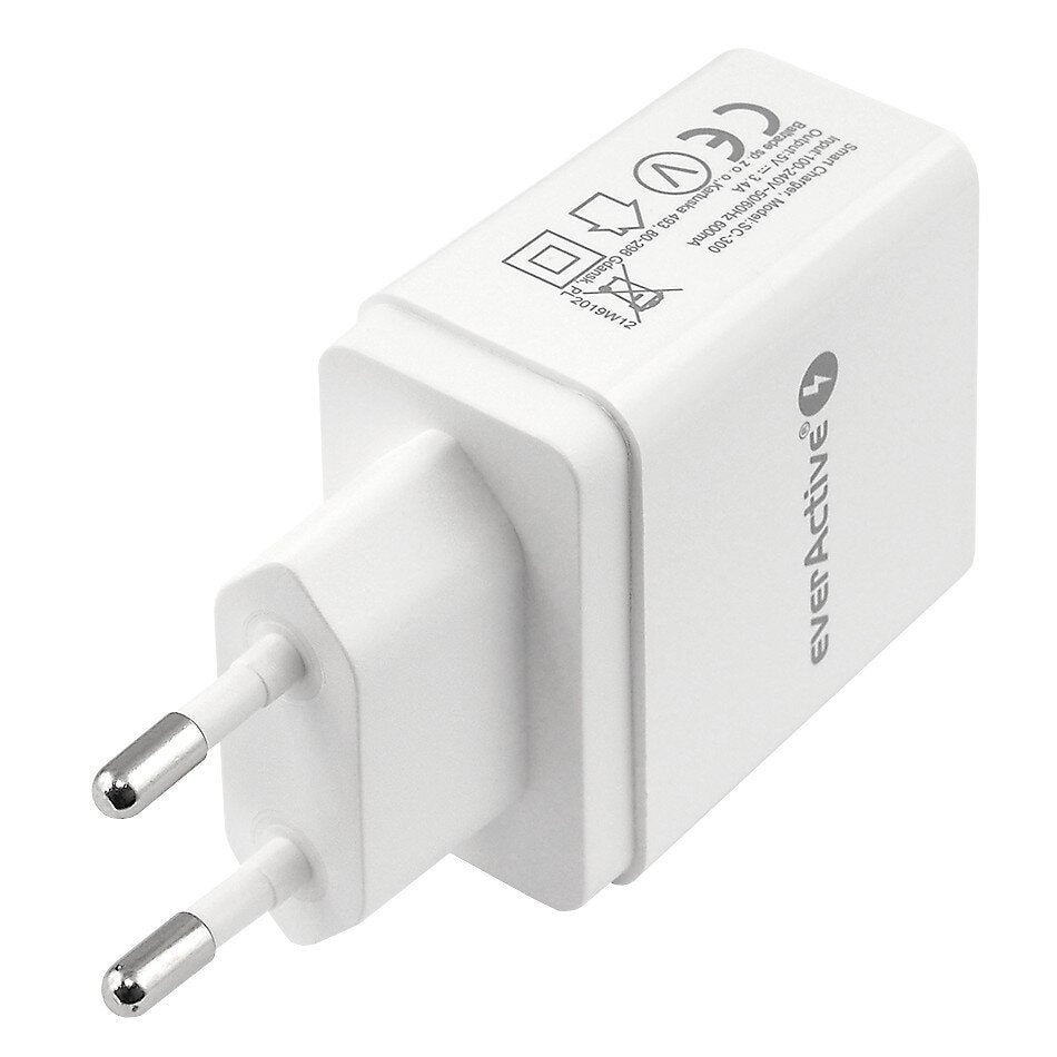 EAN 5903205770783 - Everactive SC-300 cargador de dispositivo móvil Universal Blanco CC Carga rápida Interior imagen 3
