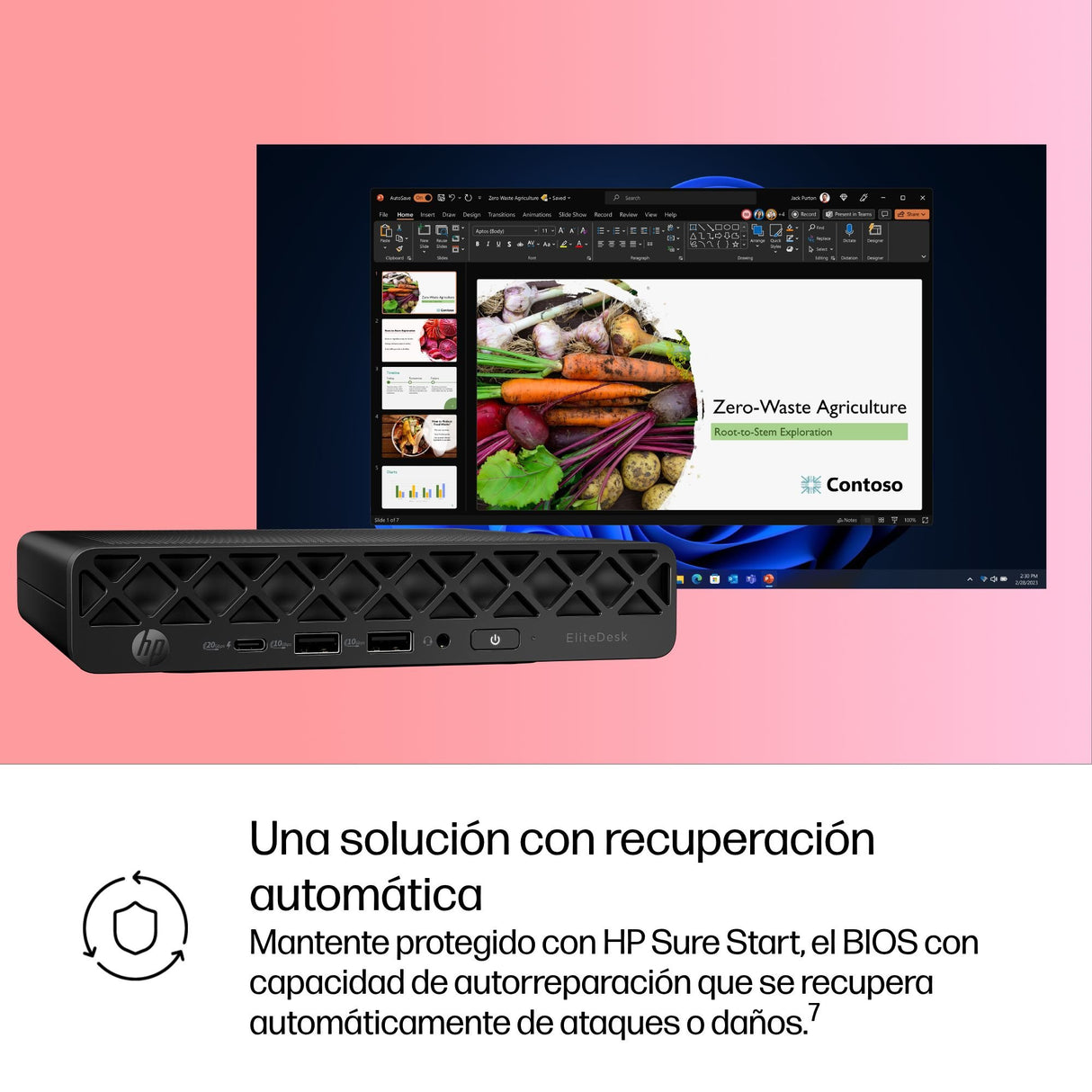 EAN 0199764842787 - HP EliteDesk 8 Mini G1i Desktop AI PC Intel Core Ultra 5 235 16 GB DDR5-SDRAM 512 GB SSD Windows 11 Pro M imagen 16