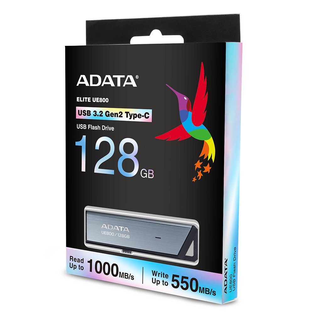 EAN 4711085938008 - ADATA UE800 unidad flash USB 128 GB USB Tipo C 3.2 Gen 2 (3.1 Gen 2) Plata imagen 1