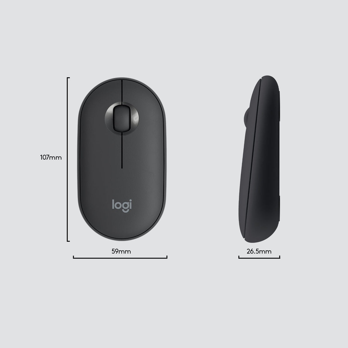 Logitech Mk470, Estándar, Rf Inalámbrico, Qwerty, Grafito, Ratón Incluido