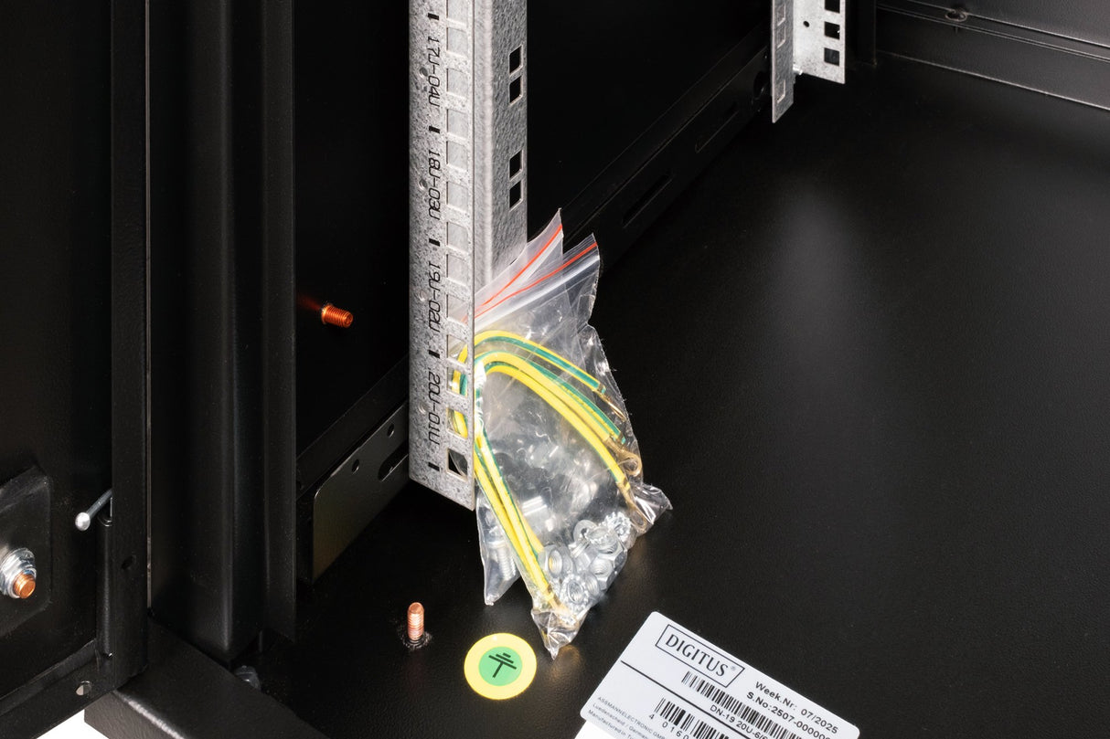 EAN 4016032250579 - Digitus DN-19 20U-6/6-SW armario rack Bastidor de pared Negro imagen 6