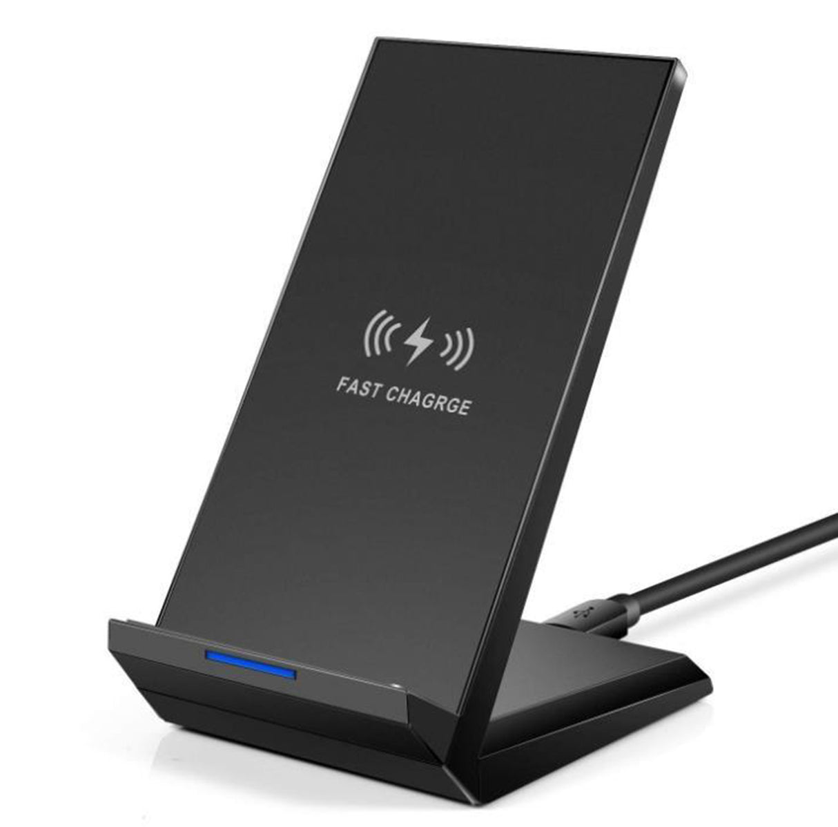 EAN 4010425973304 - 2GO 797330 cargador de dispositivo móvil Smartphone Negro USB Cargador inalámbrico Carga rápida Interior imagen 1