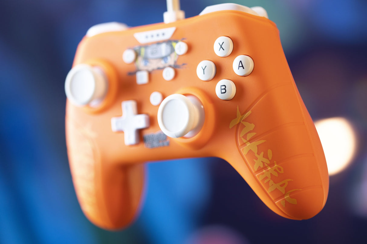 EAN 3328170287449 - Konix KX NARUTO SWITCH/PC PAD ORANGE Gamepad imagen 9