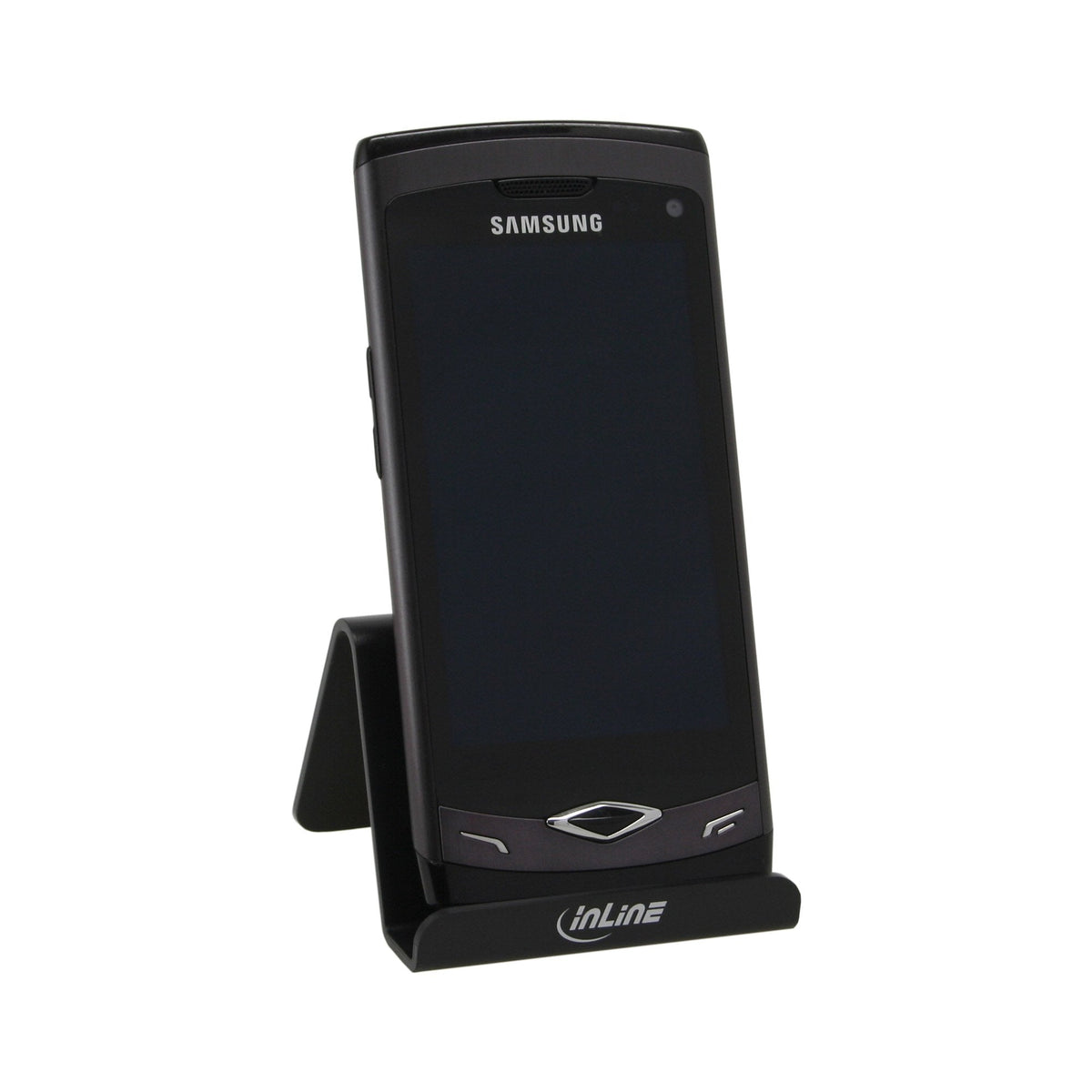 Inline Smartphone Y Soporte Para Teléfono Móvil Para Escritorio Negro