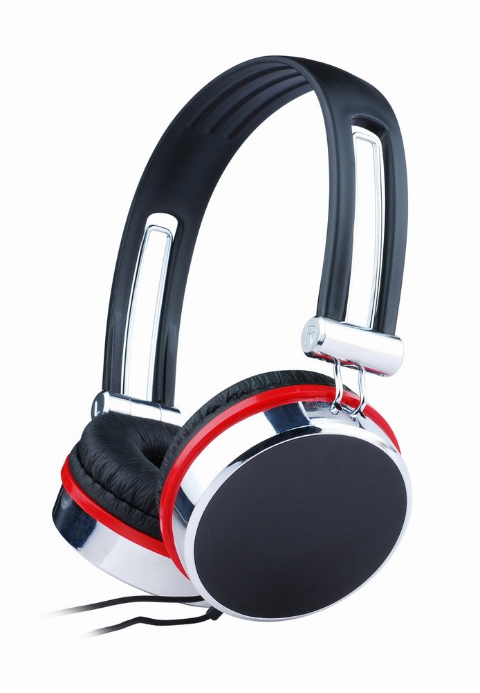 EAN 8716309078283 - Gembird MHS-903 auricular y casco Auriculares Alámbrico Diadema Llamadas/Música Negro, Rojo, Plata imagen 1