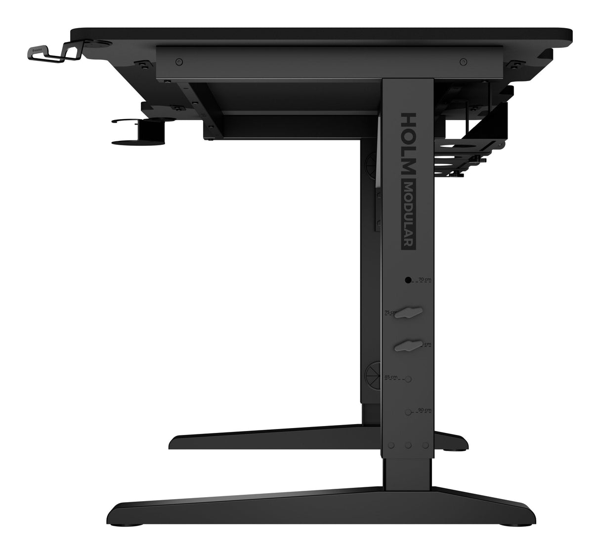 Mesa Gaming Genesis Holm Modular 120 Rgb Negro 120x75 Cm