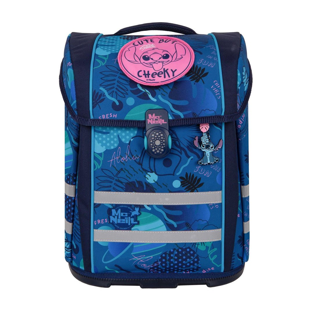 Mcneill Juego De Mochila Escolar Perfecto 5tlg. Disney-Stitch