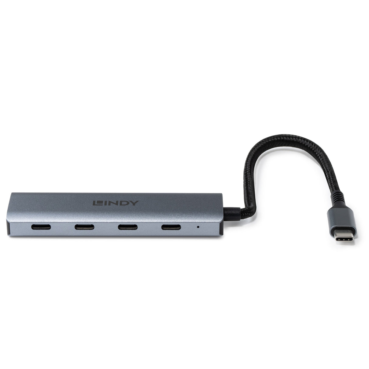 EAN 4002888434140 - Lindy 43414 hub de interfaz USB 3.2 Gen 2 (3.1 Gen 2) Type-C 10000 Mbit/s Gris imagen 2
