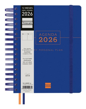 EAN 8422952405672 - Finocam 626301026 agenda Agenda diaria Azul imagen 2