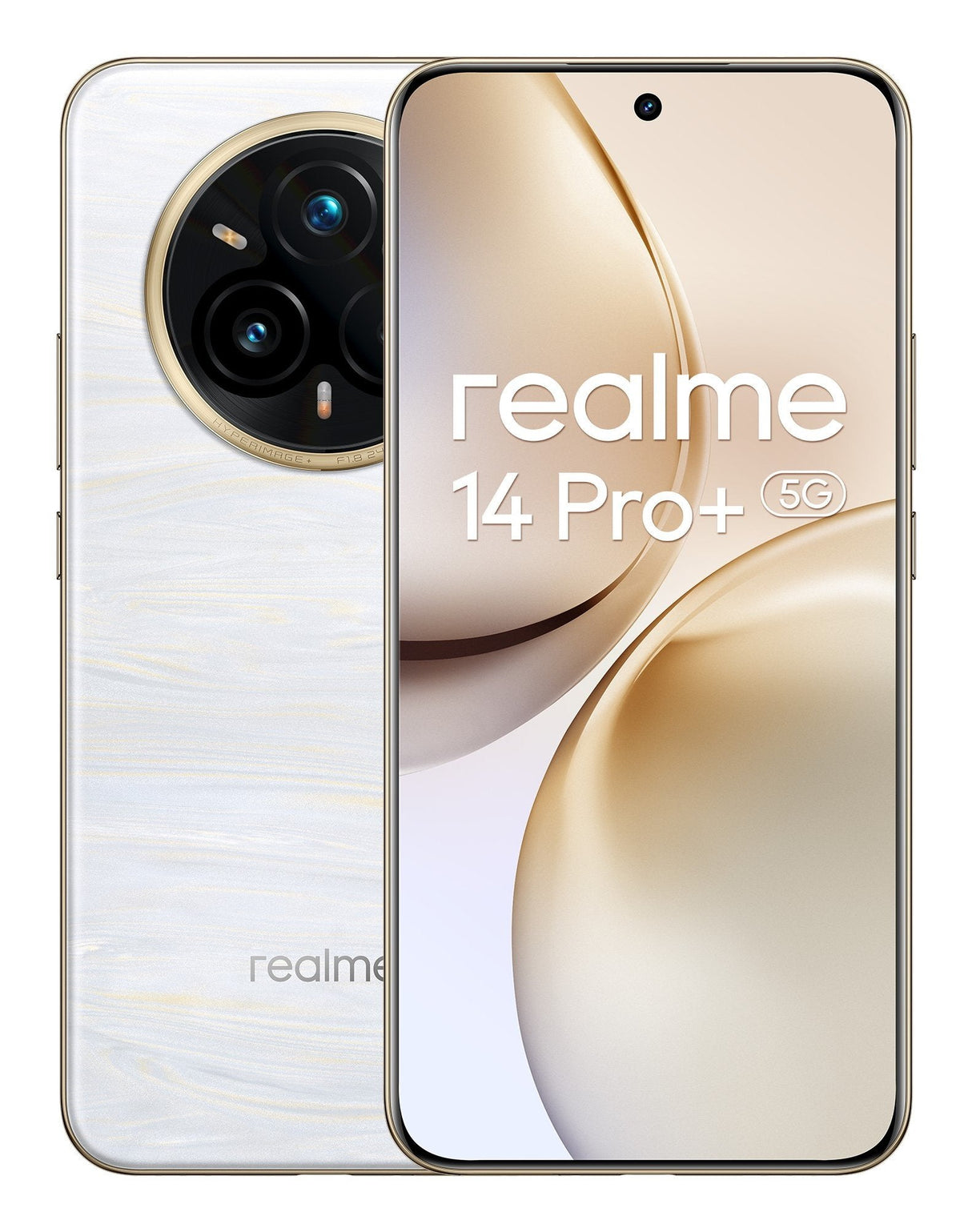 EAN 6941764453135 - realme 14 Pro+ 5G 17,4 cm (6.83") SIM doble Android 15 USB Tipo C 12 GB 512 GB 6000 mAh Perlado, Blanco imagen 3