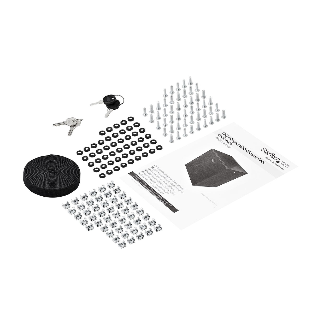 EAN 65030870436 - StarTech.com RK1232WALHM armario rack Bastidor de pared Negro imagen 7