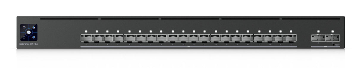 Av Switch Full Managed Layer3 22 Port 20x Sfp+ 2x Qsfp28 19 Unifi Eav-Fiber