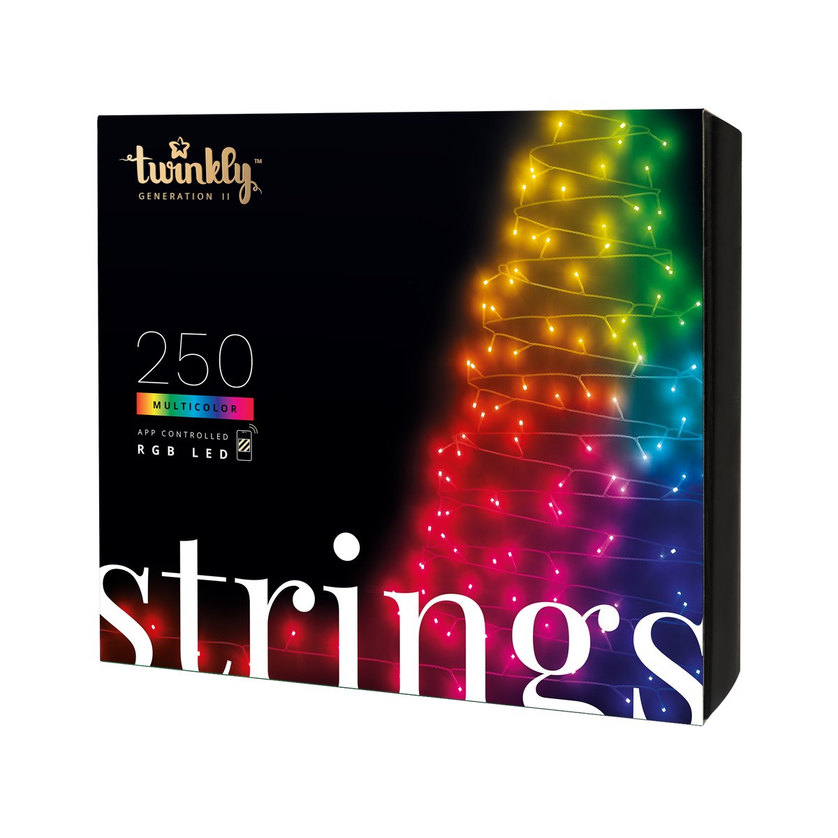 Luces Inteligentes Para Árboles De Navidad Twinkly 600 Rgb 48m