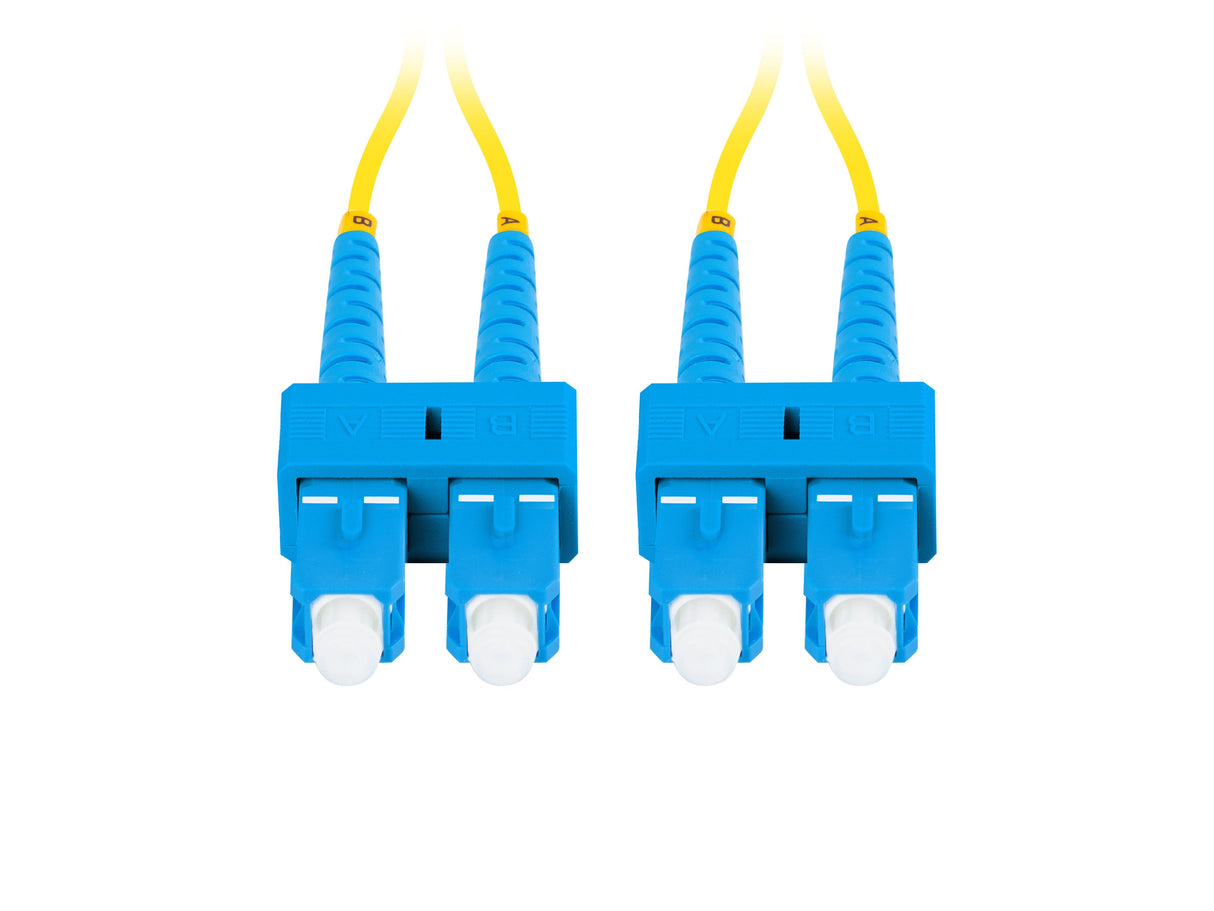 Cable Fibra Óptica 2m Lanberg Mono Sc/Upc-Sc/Upc Duplex G657a1 Lszh Amarillo