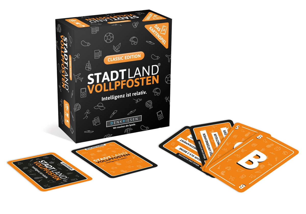 Stadt Land Vollpfosten - Das Kartenspiel - Classic Edition