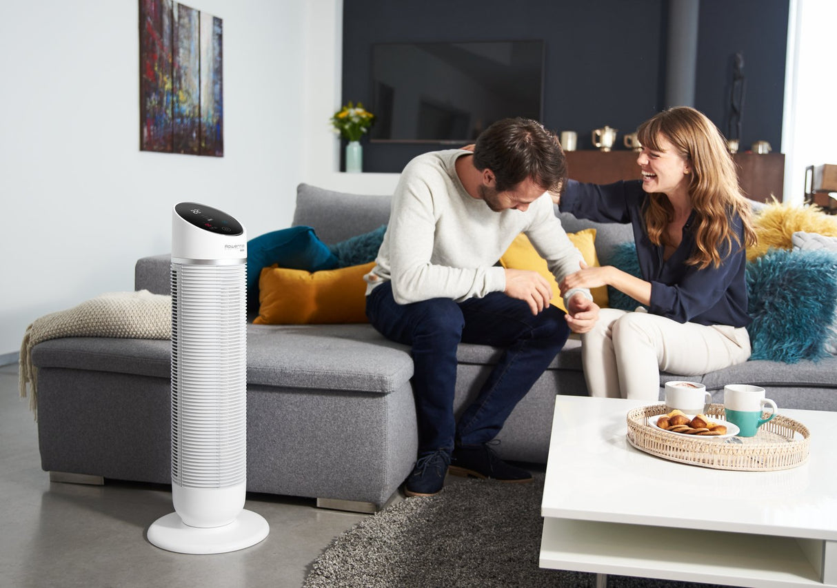 Calefactor Rowenta Silent Comfort Hq8120 Eléctrico Interior Plata 2400 W Ventilador Eléctrico