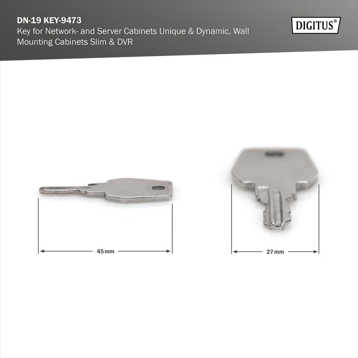 EAN 4016032320258 - Digitus DN-19 KEY-9473 accesorio de bastidor imagen 2