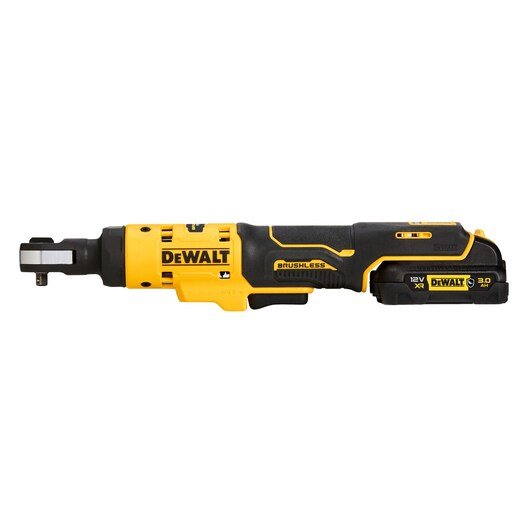 Dewalt Carraca Inalámbrica Dcf504l1g, 1/4", 12 Voltios, Destornillador Amarillo/Negro, Batería Xr Li-Ion 3,0 Ah