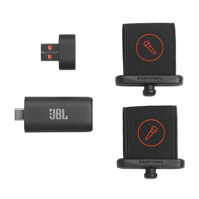 Set De Micrófonos Jbl Easysing Mics Condensador Usb-C 2 Tx + 1 Rx