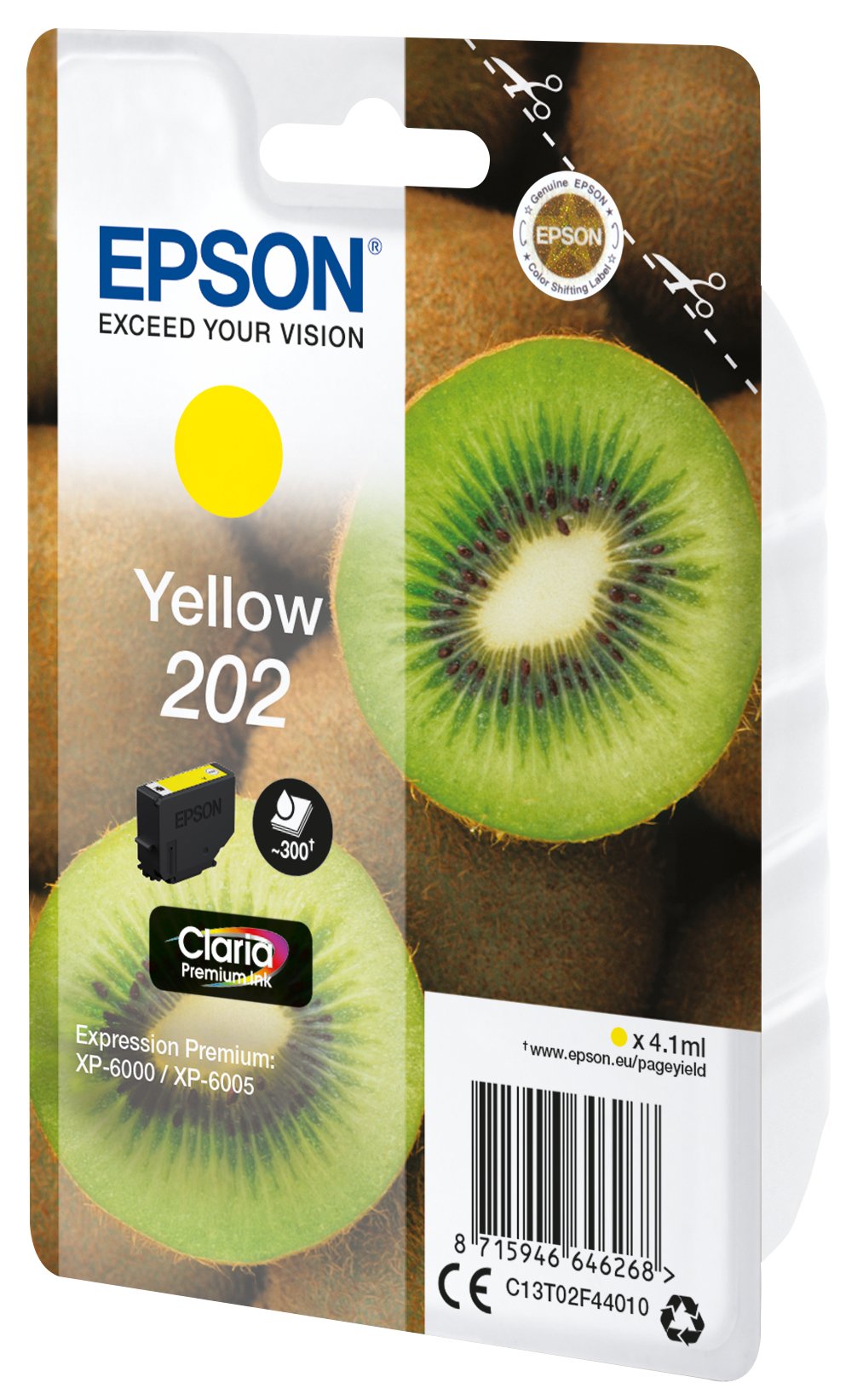 Cartucho Epson 202 Amarillo C13t02f44010
