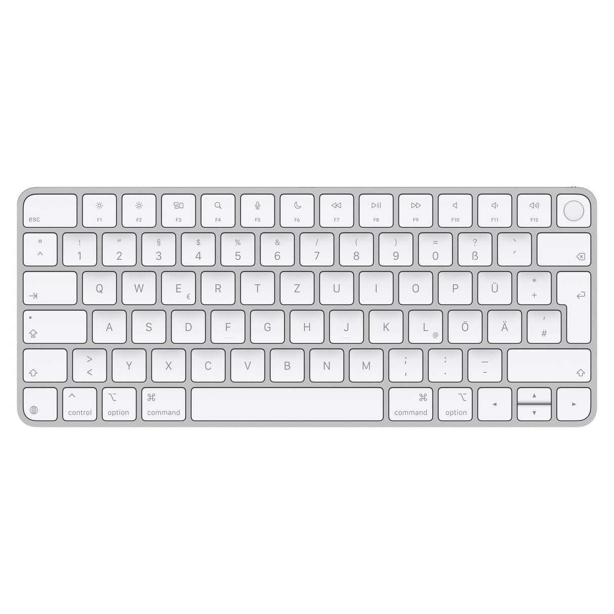 EAN 0195949633607 - Apple Magic teclado Universal USB + Bluetooth QWERTZ Plata, Blanco imagen 1