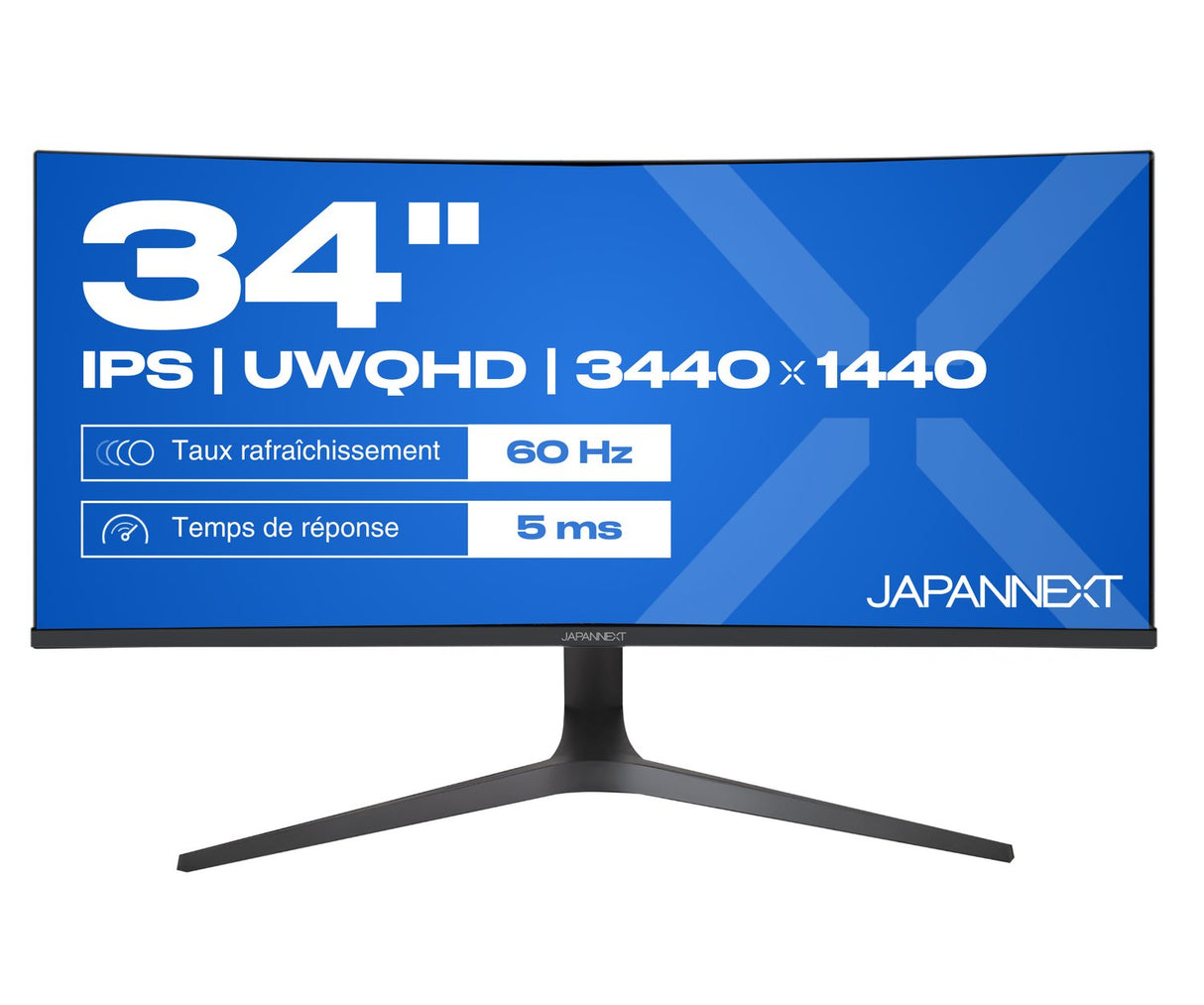 EAN 4589511188927 - JAPANNEXT JN-IPS340UWQHD60C-C65W-HS pantalla para PC 86,4 cm (34") 3440 x 1440 Pixeles UltraWide Quad HD imagen 1