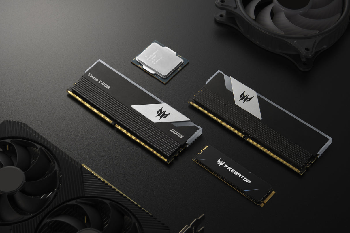 Acer Predator Vesta2 Ddr5 32g Cl34 Black Rgb 16x2 6000