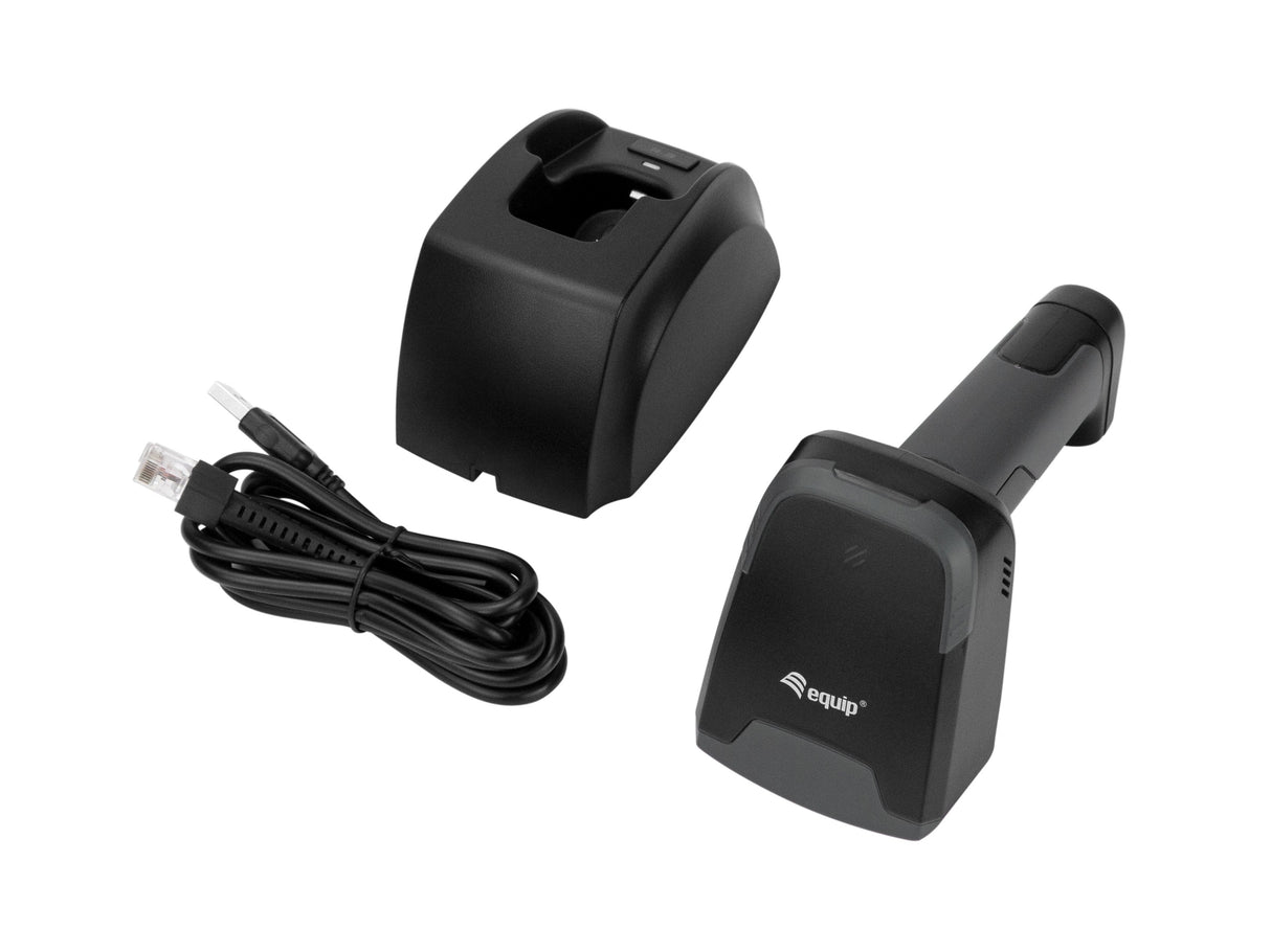 Equip 2d-Barcodescanner Laser Wireless 2.4ghz+Bt+Hlt Gris