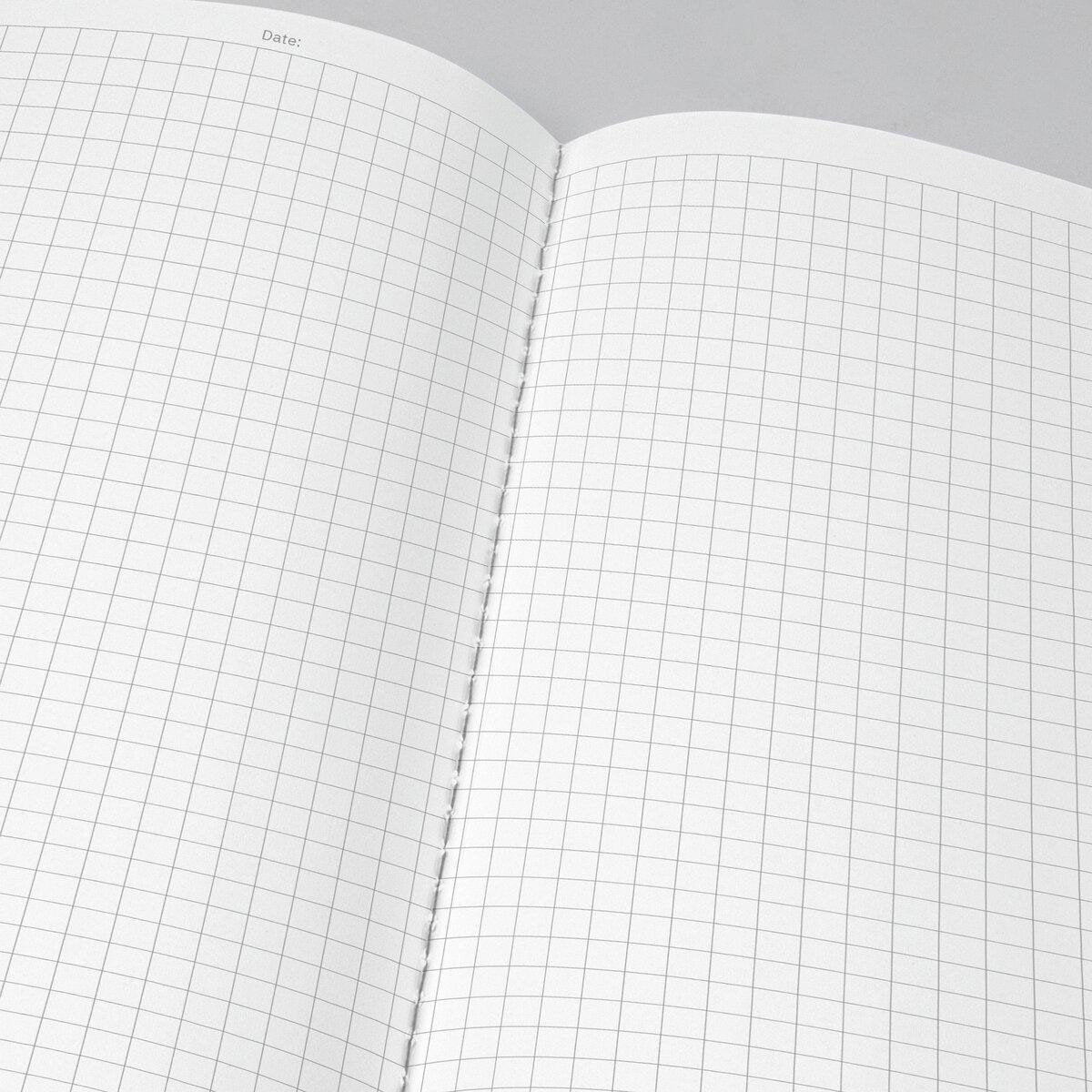 Sigel Notizhefte Linescape Ca. Din A5 Cuadriculado Gris Oscuro Gris Claro Softcover - Material De Oficina