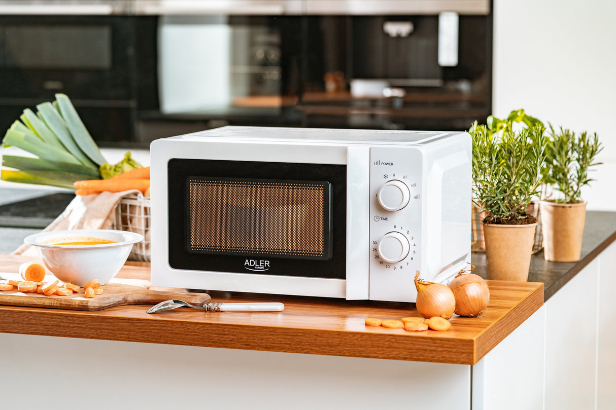 Microondas Adler Ad 6205 Encimera Solo Microondas 20 L 700 W Blanco