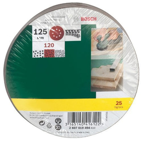 EAN 3165140416122 - Bosch 2 607 019 494 accesorio para lijadora 25 pieza(s) imagen 1