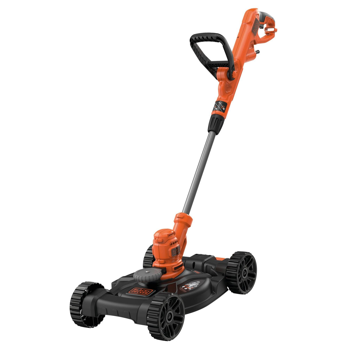 Black+Decker Set Multicortadora 3 En 1 Besta530cm-Qs, Cortacésped Naranja/Negro, 550 W, Incluido Chasis De Cortacésped Besta530cm-Qs