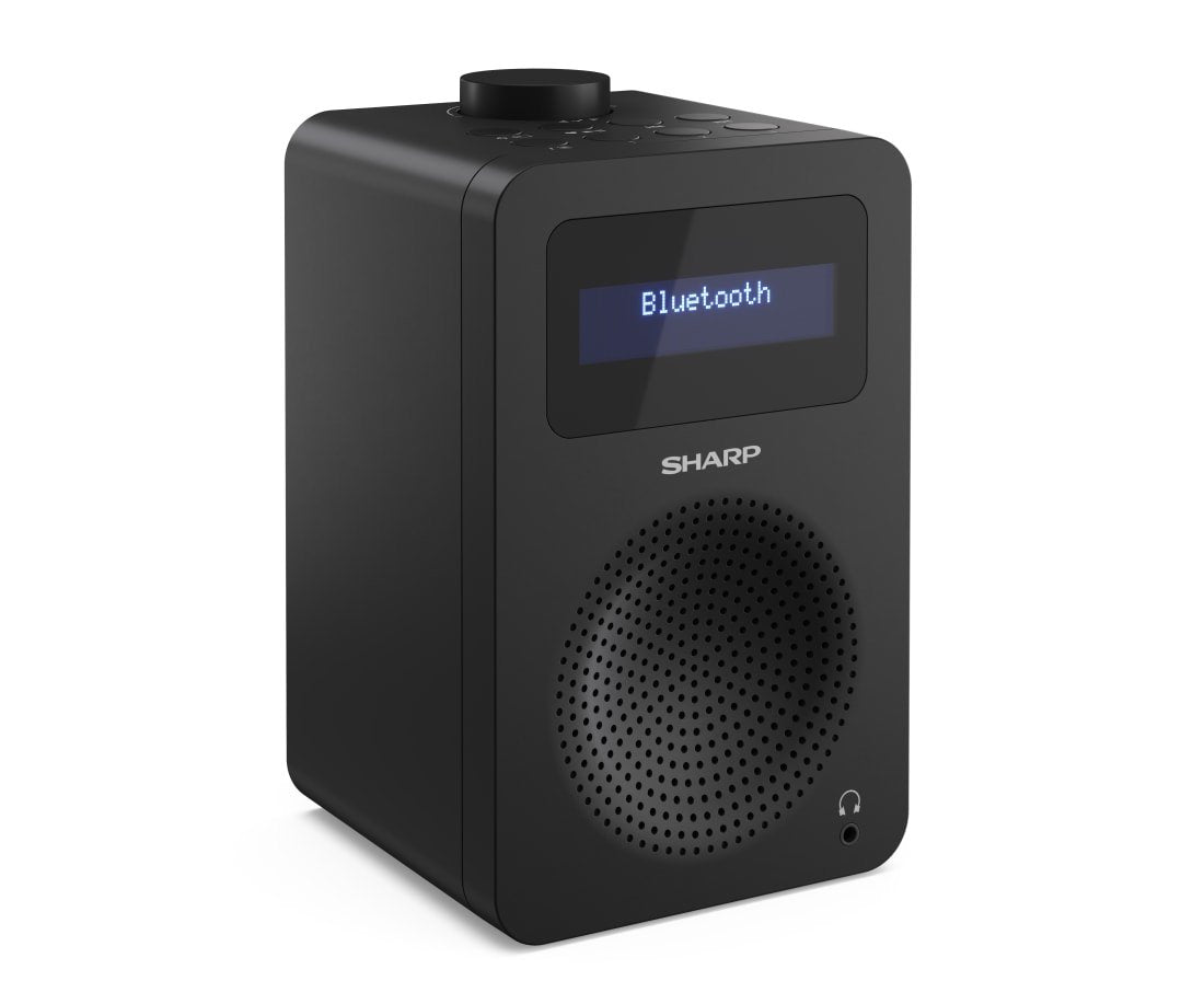 Sharp Dr-430(Bk) Digital Radio, Fm Dab Dab+, Bluetooth 5.0, Midnight Black