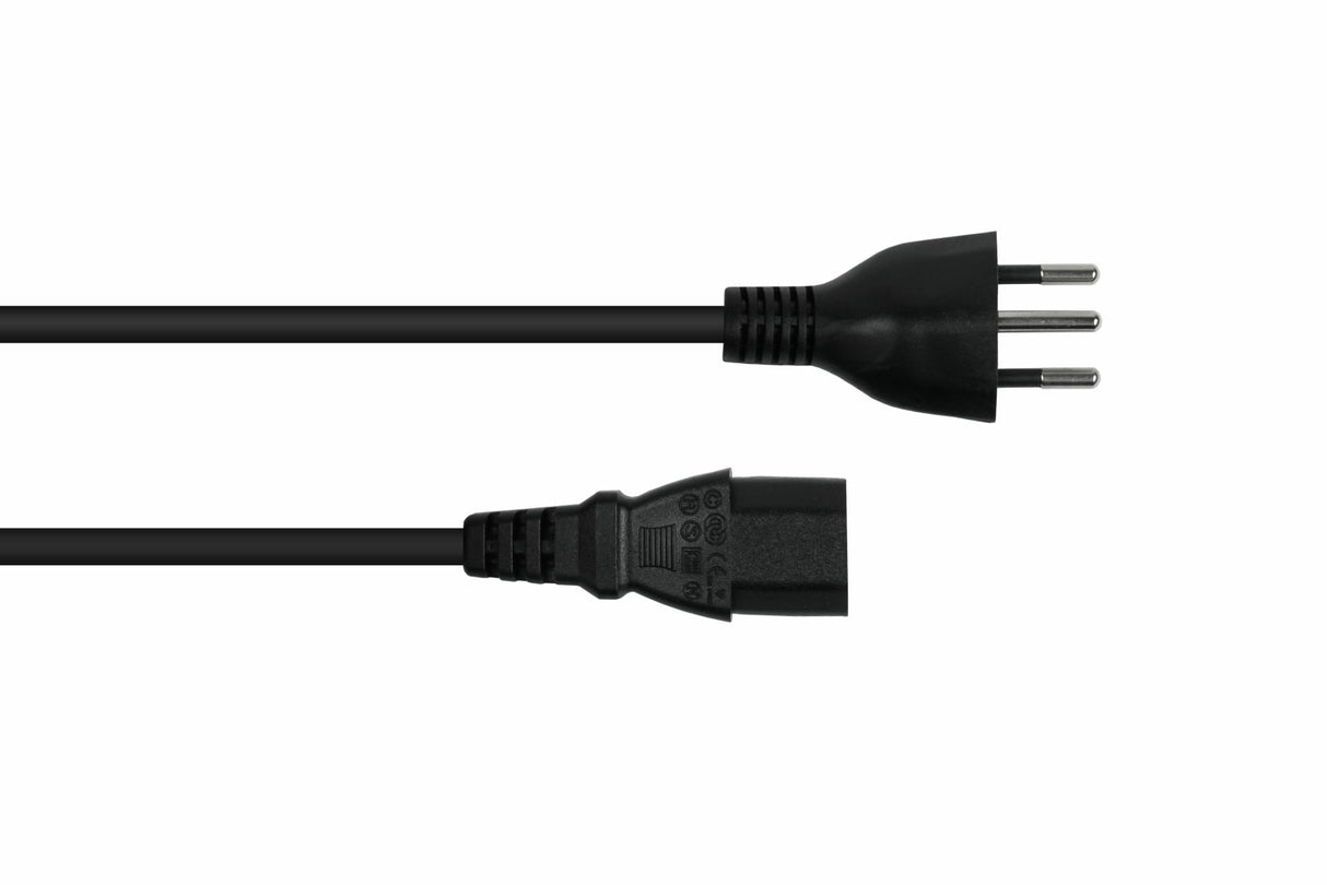 EAN 4066857000484 - Kabelmeister SK6030-S018 cable de transmisión Negro 1,8 m Enchufe tipo J IEC C13 imagen 2