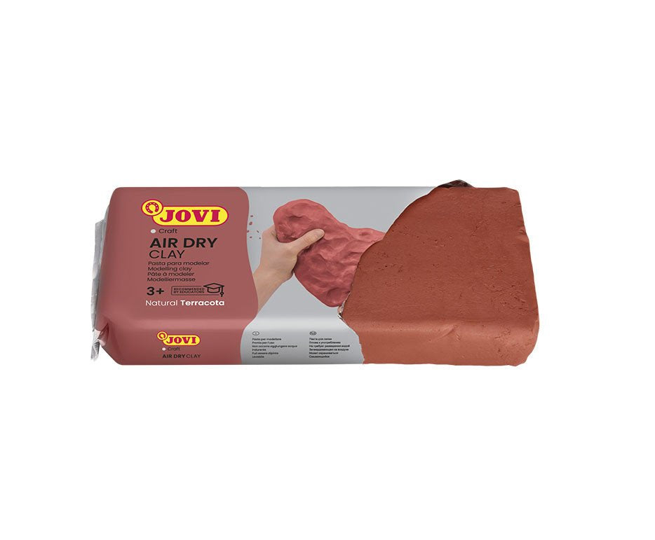 Pasta De Modelar De Endurecimiento Al Aire Jovi Air Dry 88 500g Terracotta