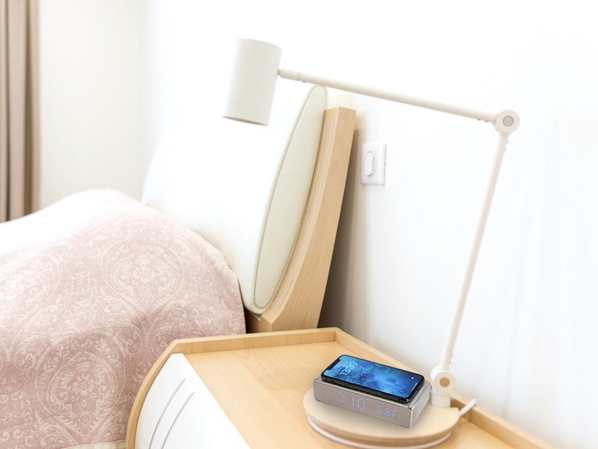 EAN 8716309107853 - Gembird DAC-WPC-01-S despertador Reloj despertador digital Plata imagen 6
