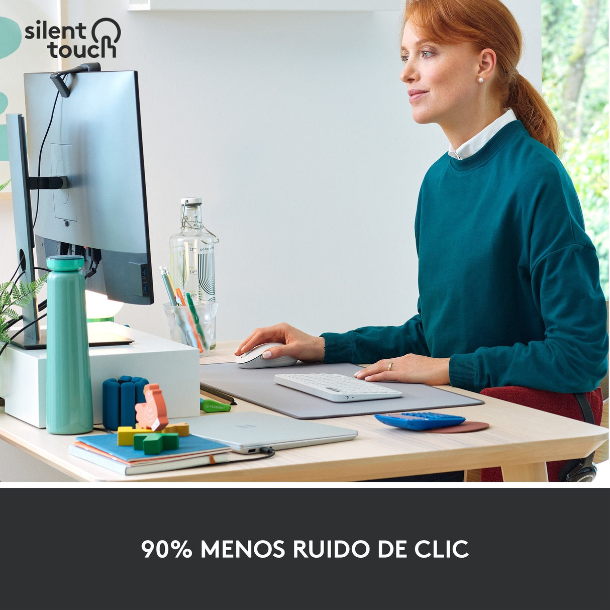 EAN 5099206097193 - Logitech 910-006238 ratón Oficina mano derecha RF Wireless + Bluetooth Óptico 4000 DPI imagen 8