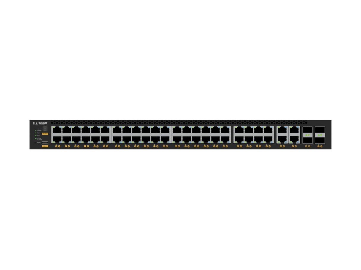 Netgear M4350-44m4x4v Gestionado L3 2.5g Ethernet (100/1000/2500) Energía Sobre Ethernet (Poe) 1u Negro